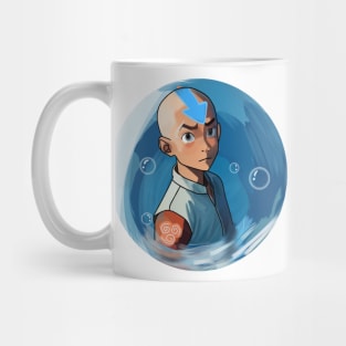 Aang - Avatar Airbender Blue Japanese Katara Mug